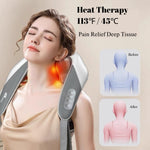 Masajeador Shiatsu para espalda, cuello y hombros!